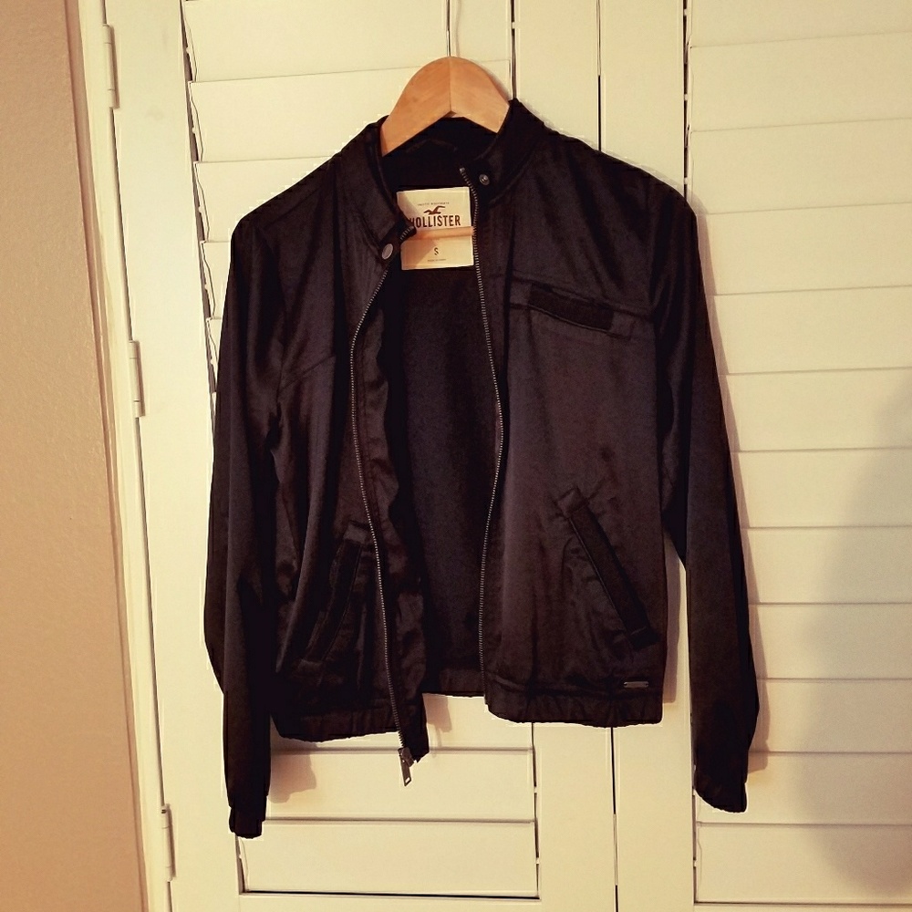 Hollister black jacket size S